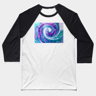 Abstract  ocean wave Baseball T-Shirt